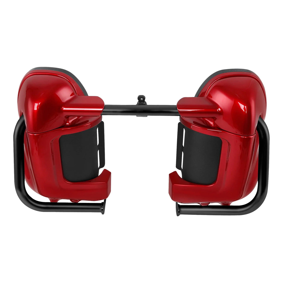 Engine Guard Bar with Red Vented Fairings for Electra Glide 2009-2013