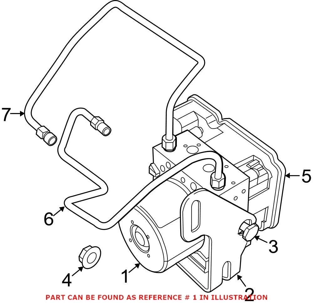 ABS Modulator for Dodge Durango (OEM, 2000–2009)