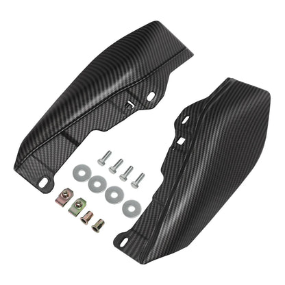 Matte Black Carbon Fiber Air Deflector for Harley Touring (2009-2023)