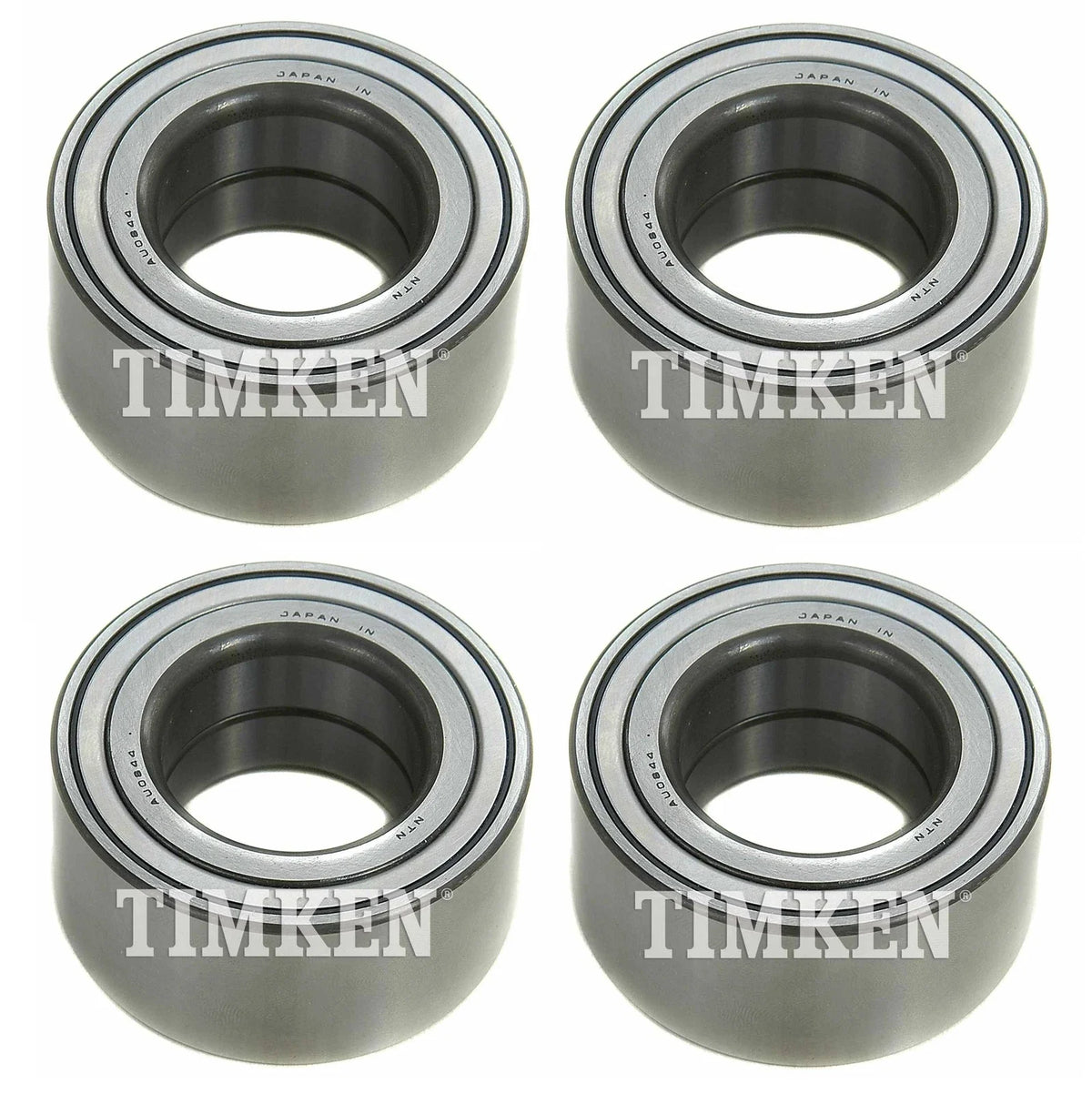 Front and Rear Wheel Bearings Kit for Ford Fusion, Mercury Milan (2006–2012)