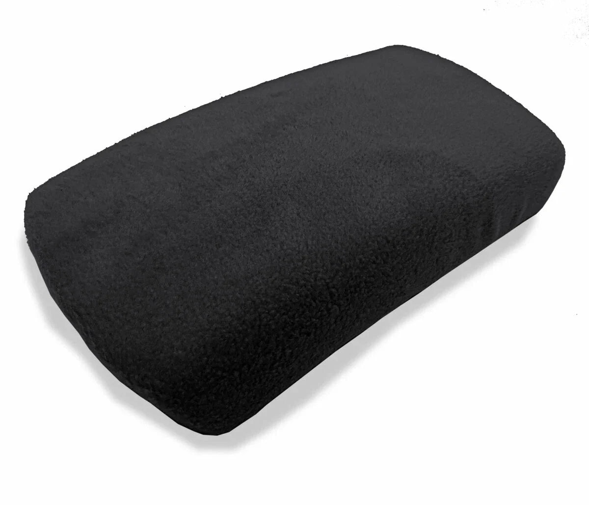 Fleece Console Lid Armrest Cover for Nissan Rogue (2017–2020) Black
