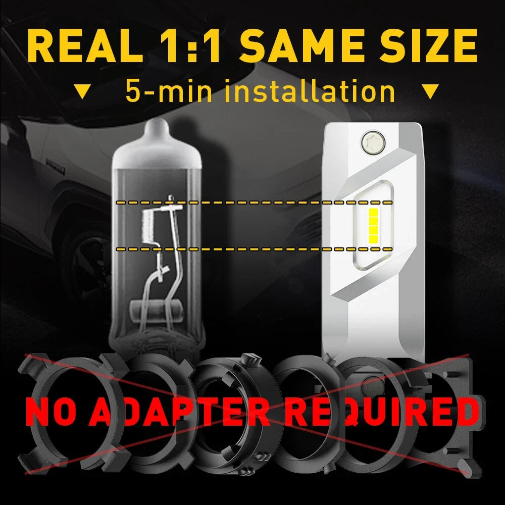 H7 LED Headlight Bulbs for - 2pc, High Low Beam