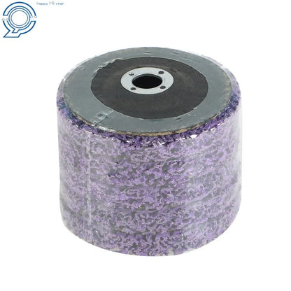 Set of 5 4" Poly Strip Disc Wheels for Angle Grinder - 45 Grit