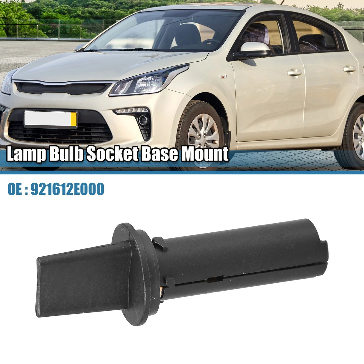 Front Lamp Bulb Socket Base for Kia Rio (2006–2011)