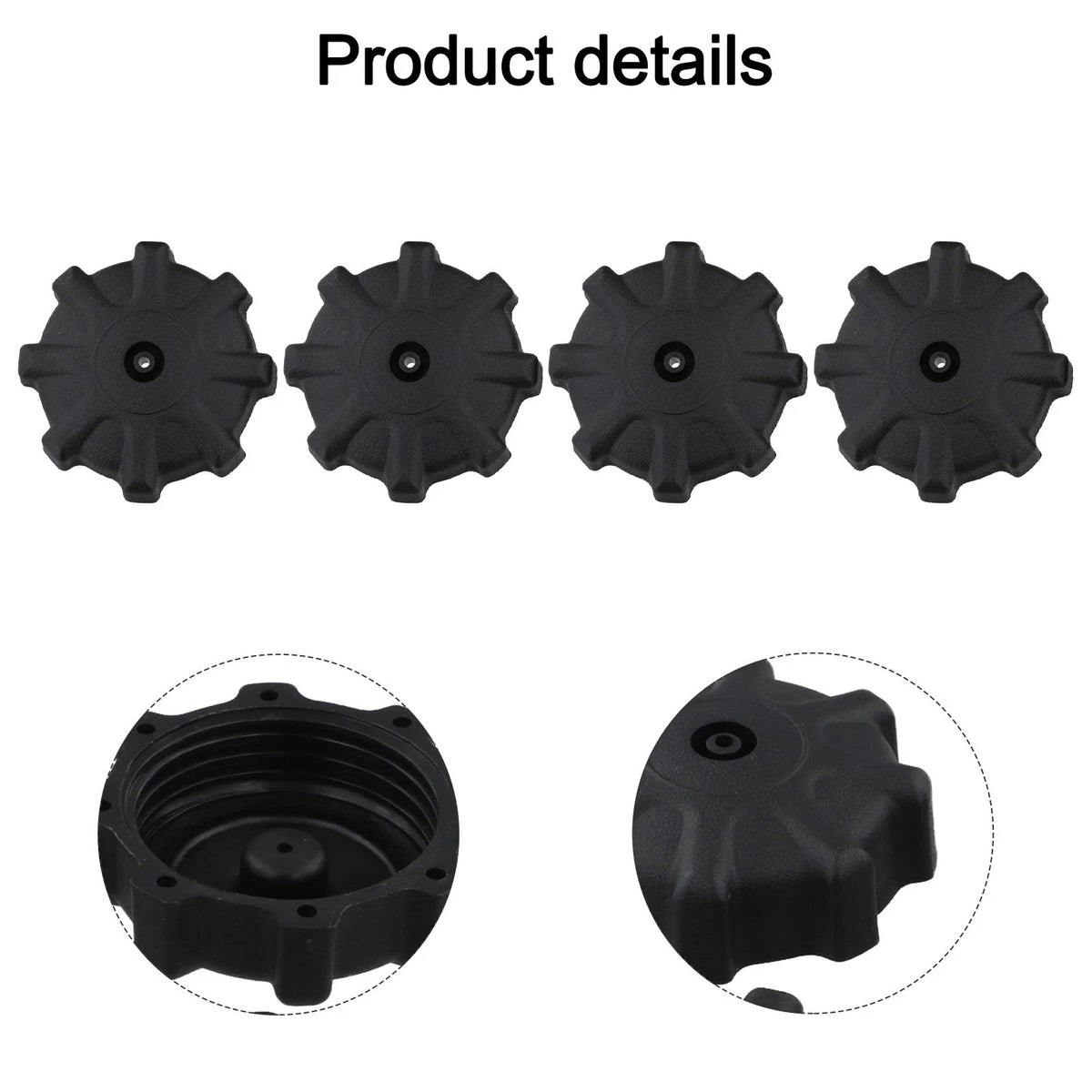 Set of 4 Gas Tank Caps for Kawasaki KDX80 KX60 KX125 KX240 KX500
