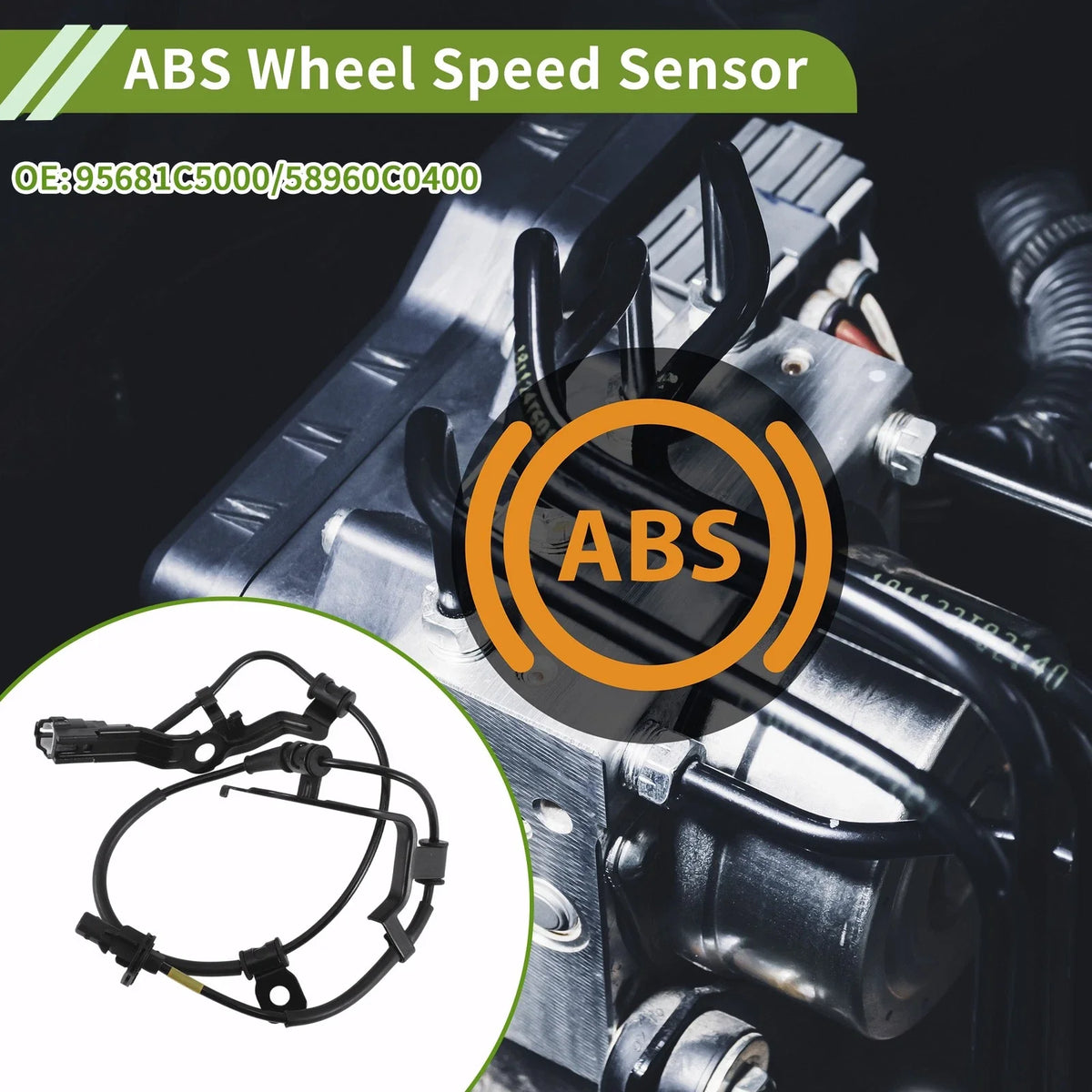 ABS Wheel Speed Sensor for Kia Sorento (2003–2009) No. 95681C5000/58960C0400