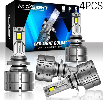 LED Headlight Bulbs Combo 9005/HB3 & 9006/HB4 - 4X (6500K)