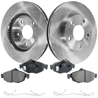 Front Brake Disc Rotors and Pads Kit for Dodge Stratus Chrysler Sebring (2001–2006)