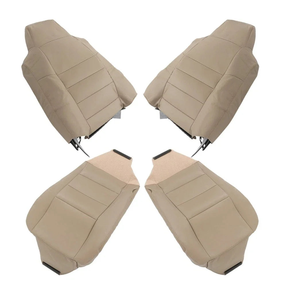 Tan Seat Covers for Front Bottom Seats - Ford F250 F350 2002-2007