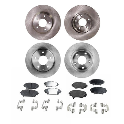 Brake Disc and Pad Kit for Mazda 3 (2014–2016) Front & Rear 295mm