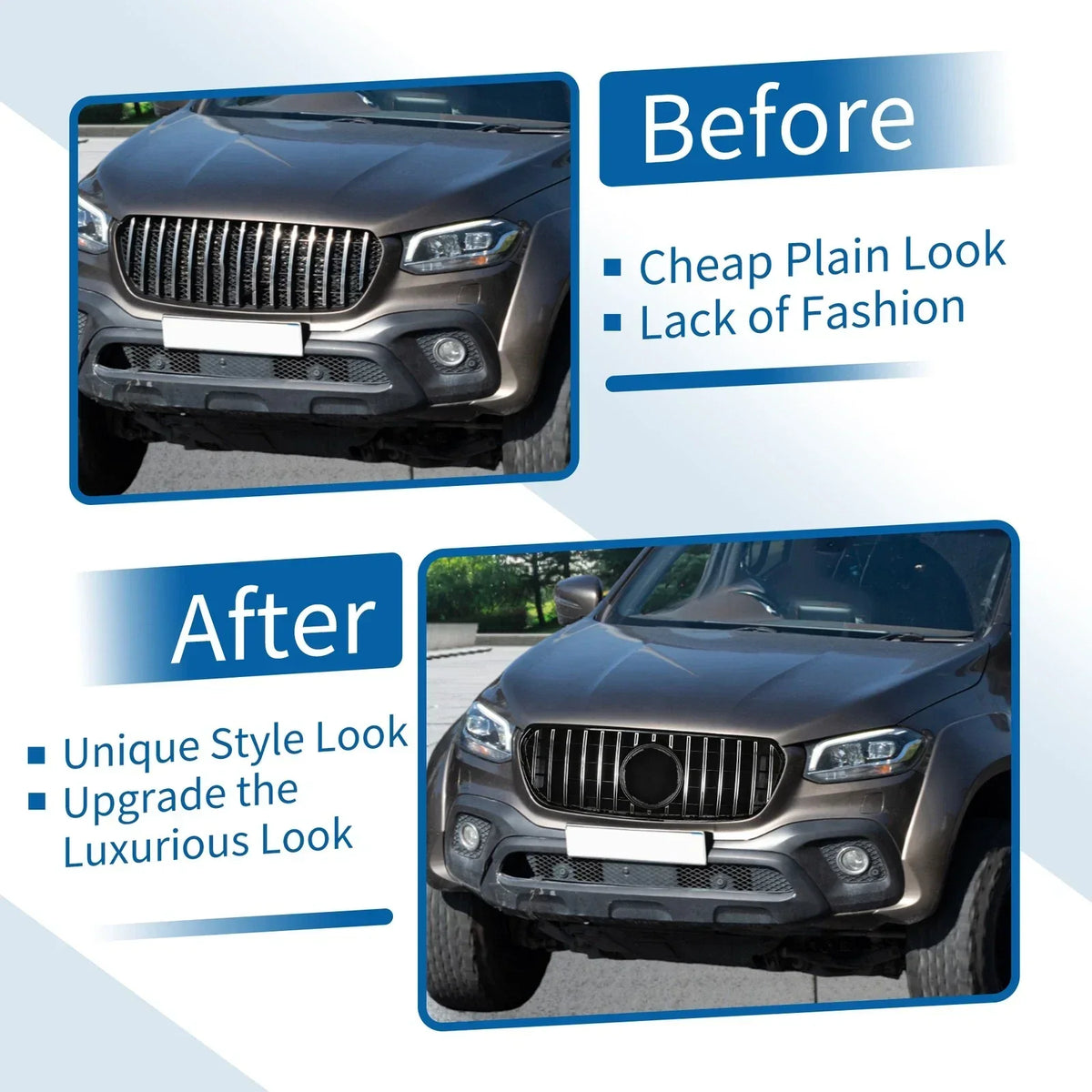 Upper Front Grille for X-Class Mercedes-Benz 2017-2023