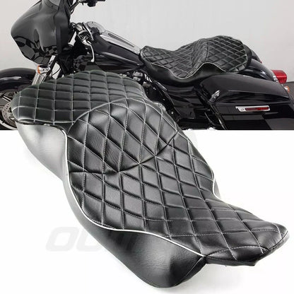 Diamond Rider Driver Passenger Seat for Harley Electra Glide Ultra Classic (1997–2007)