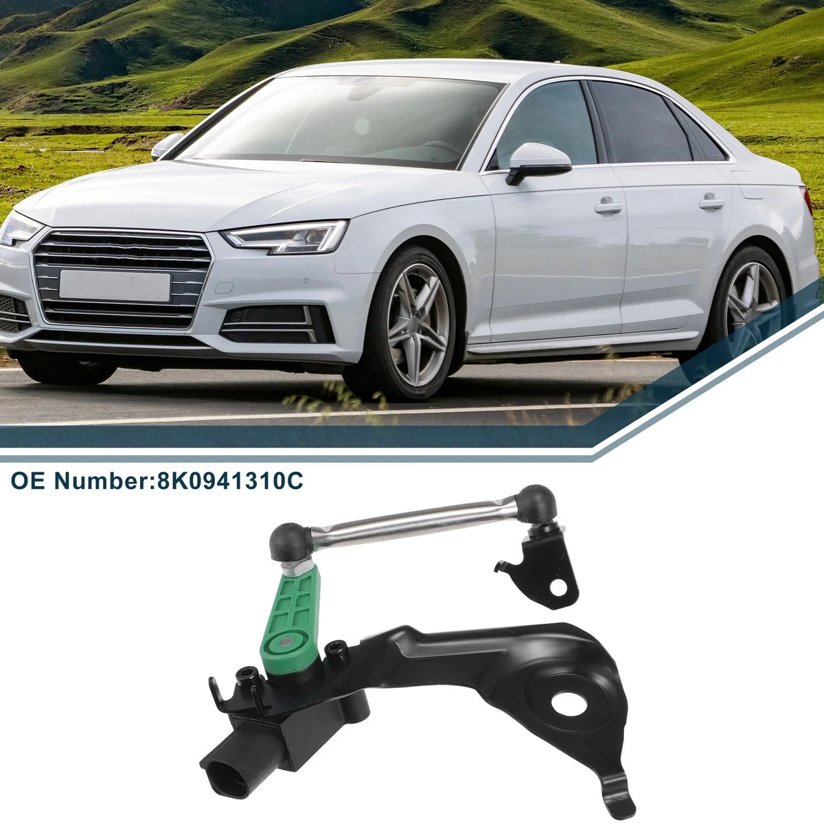 Air Suspension Ride Height Level Sensor for Audi A4 (2009–2016) 8K0941310C Rear