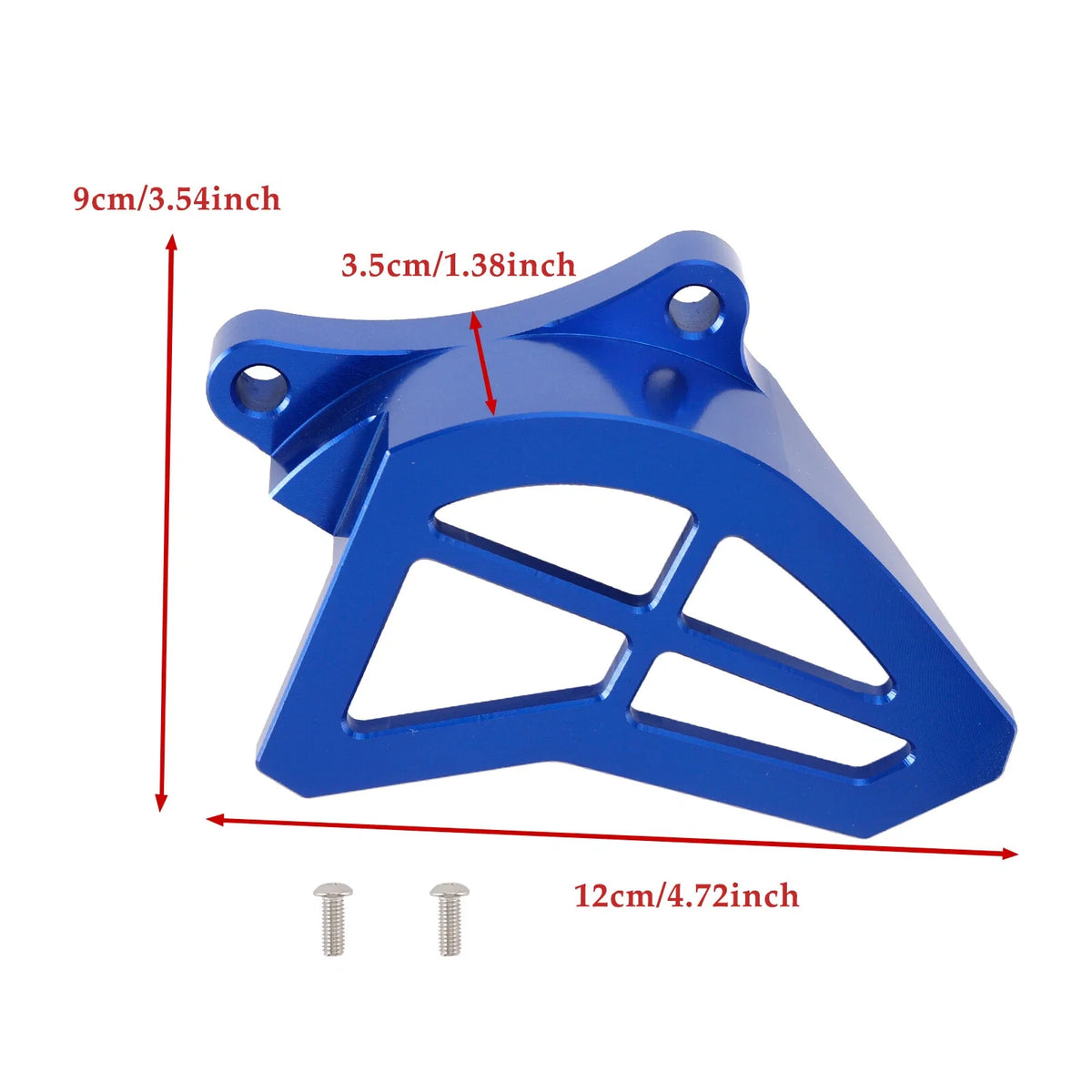 Sprocket Guard Cover for Yamaha YZ125 (1993–2004) - Aluminum, Blue