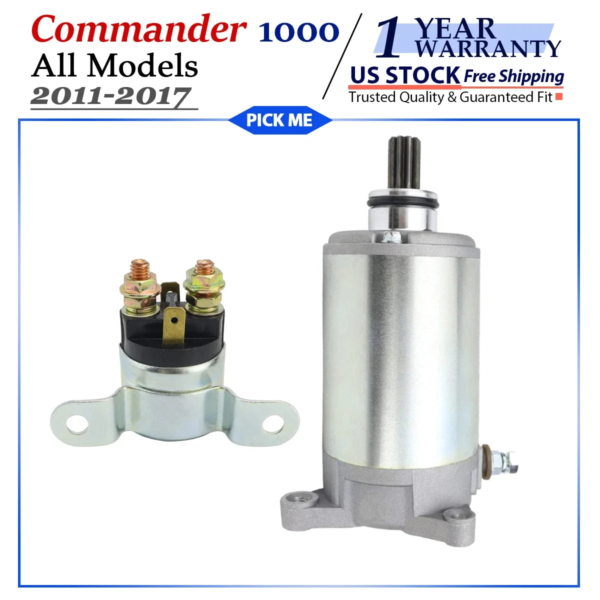 Relay Starter for Can-Am Bombardier Commander 1000 (2011–2017)