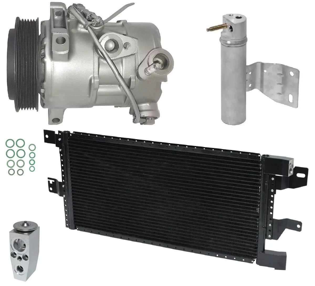 AC Compressor Kit with Condenser for Jeep Patriot 2.0L (2010–2016)