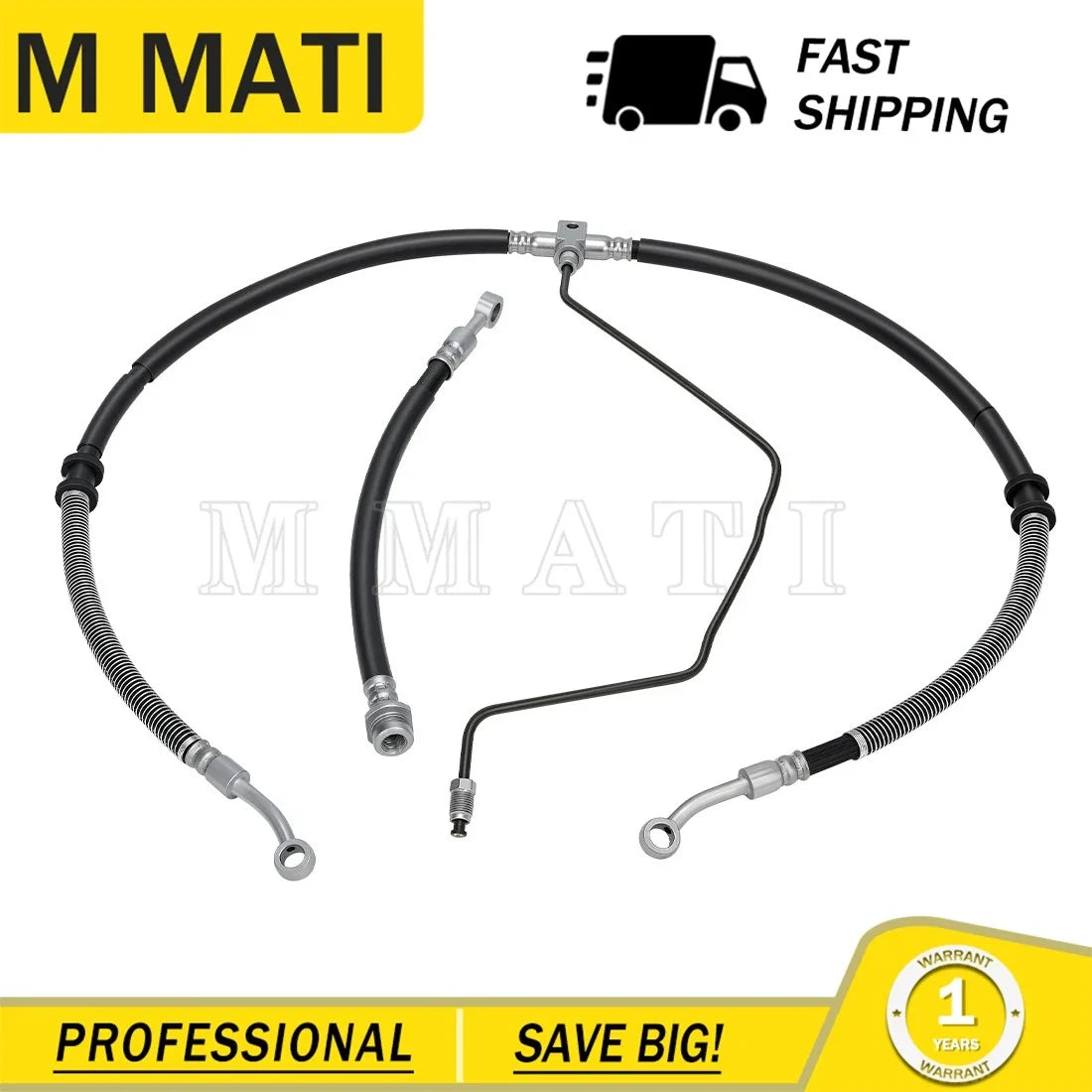 Front Brake Hose Line Pipe Kit for Yamaha YFM660R Raptor (2001–2005) 5LP-25872-01