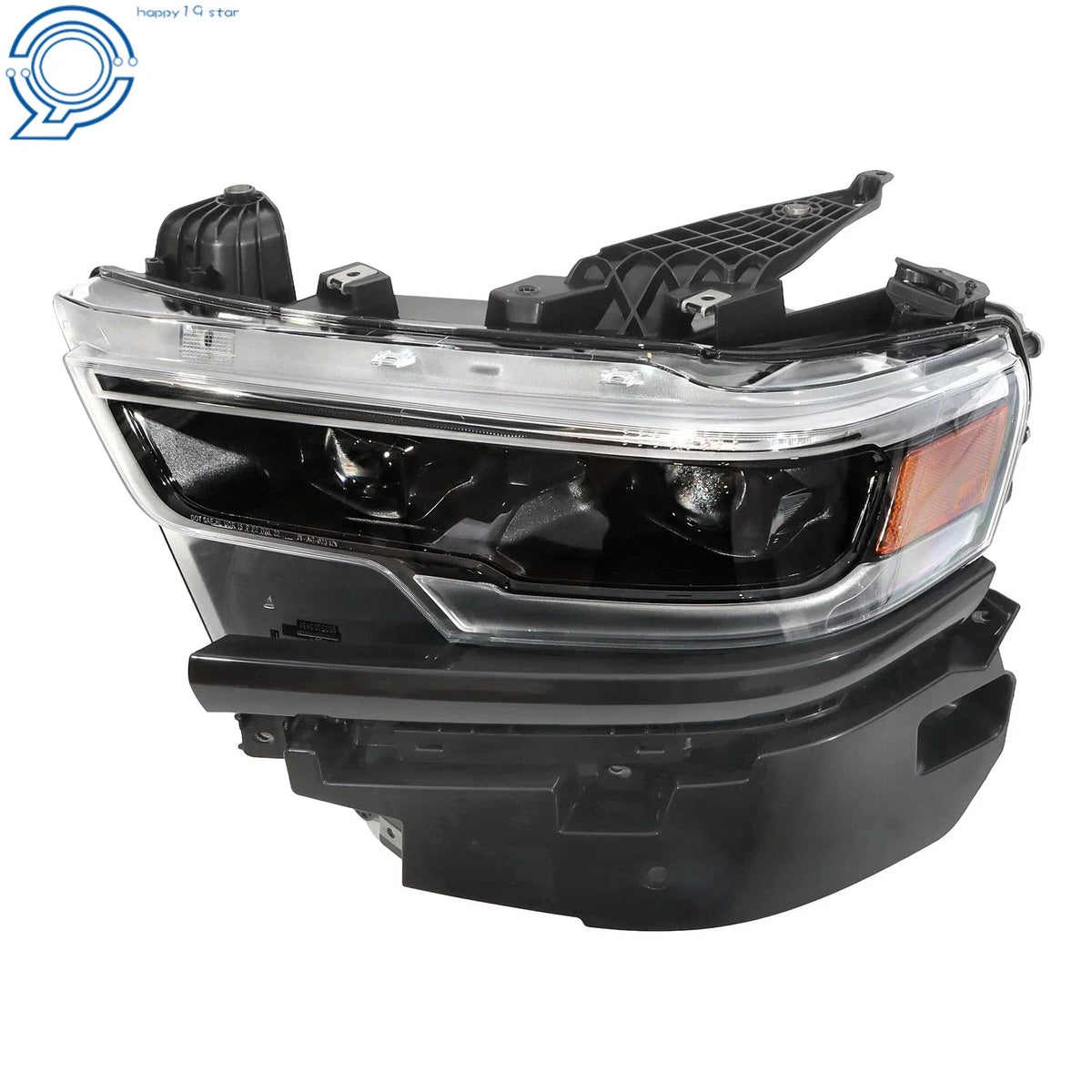 LED Headlight for Ram 1500 (2019–2024) Driver Side Dual Projector Black