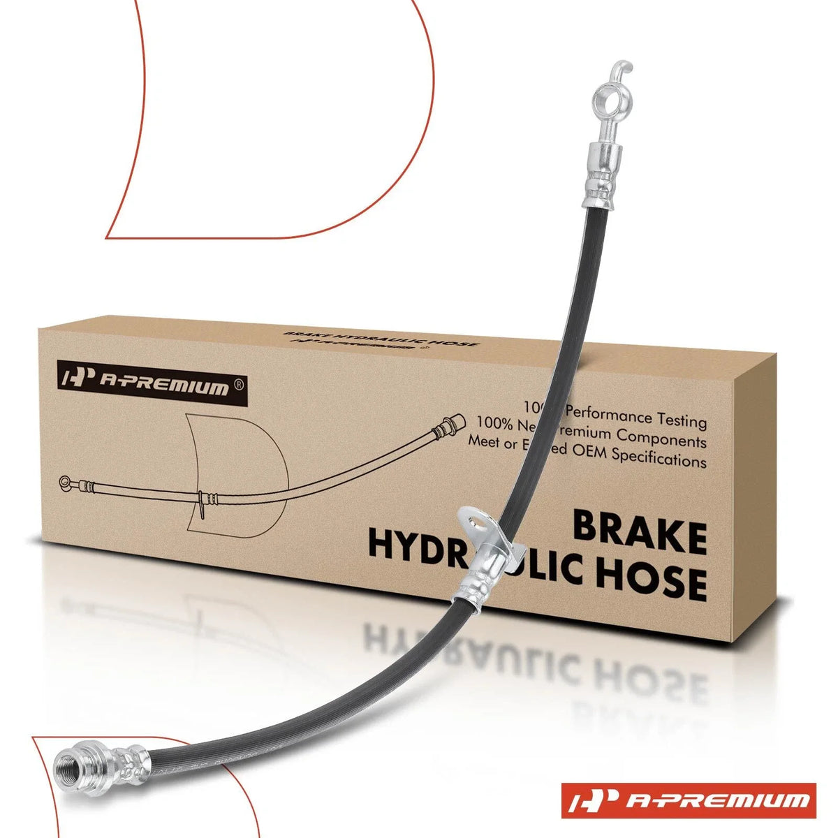 Front Brake Hydraulic Hose for Ford Edge, Lincoln MKX (2007–2015)