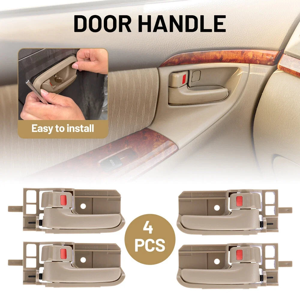 Interior Door Handle Front Left Right for 2003–2008 Toyota Matrix