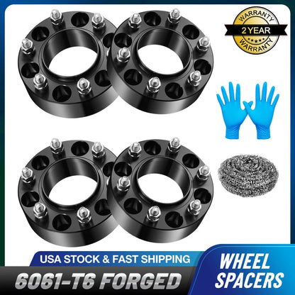 4-Piece 2" Wheel Spacers Hub Centric for Ford Ranger (2019-2023) 6x5.5