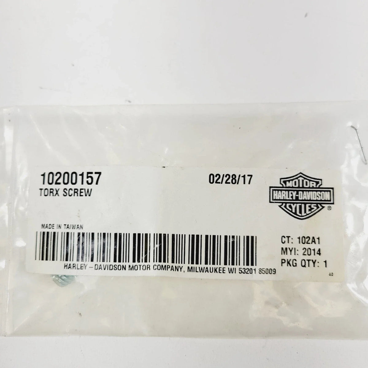 Torx Screw 10200157 for Harley-Davidson