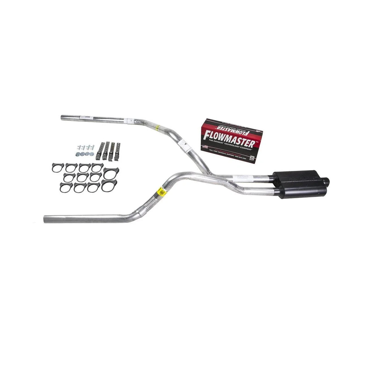 Dual Exhaust 2.5" Pipe for Ram (2002–2003) - Flowmaster Super 44