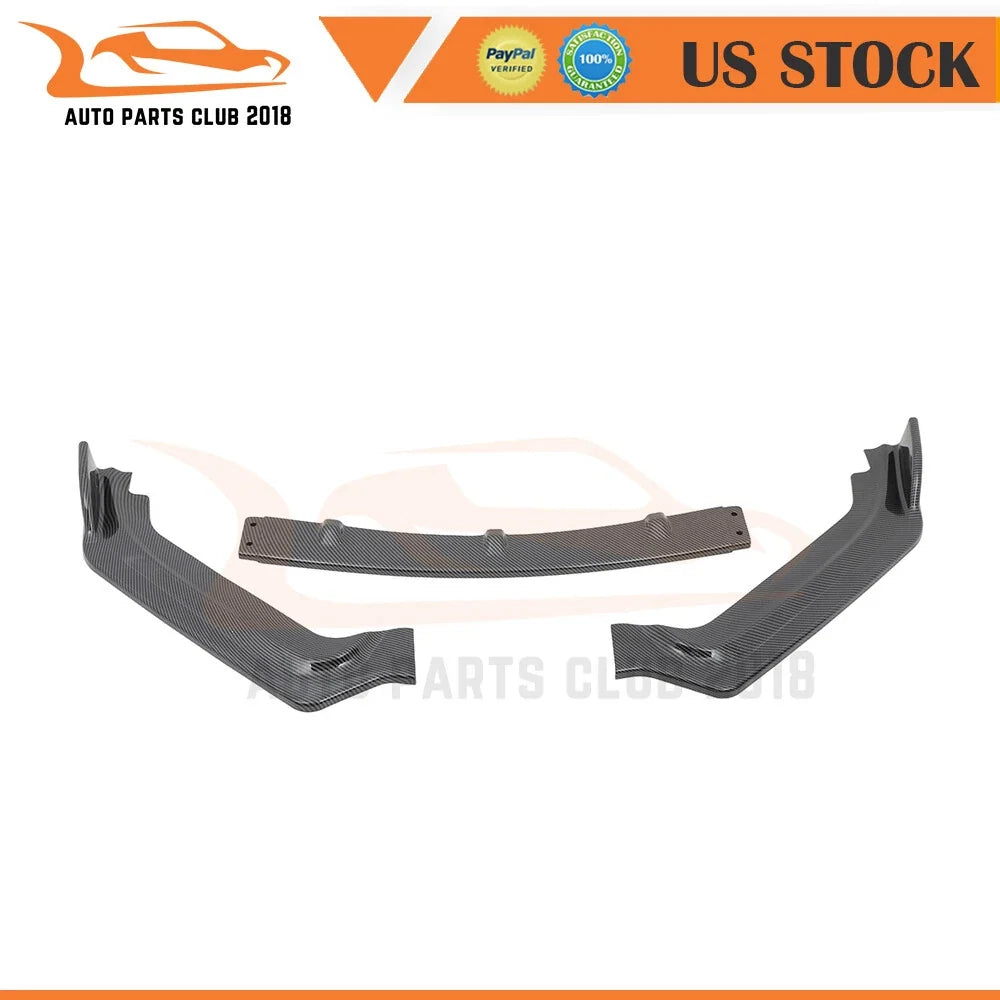 Carbon Front Bumper Splitter Lip Body Kit for Infiniti Q60 2017–2020
