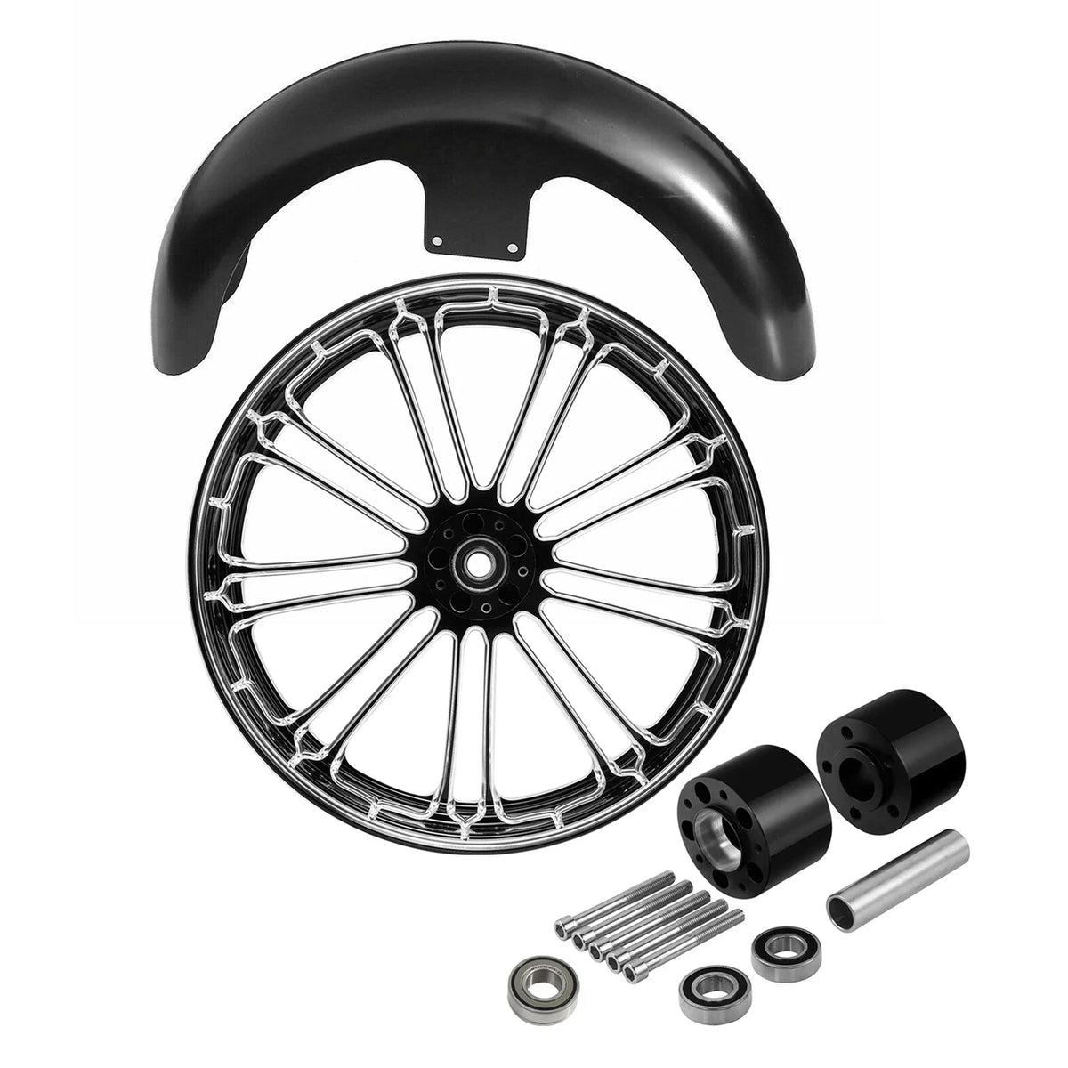 Front Wheel Rim 21" for Harley Touring (2008–2025) - Dual Disc Hub