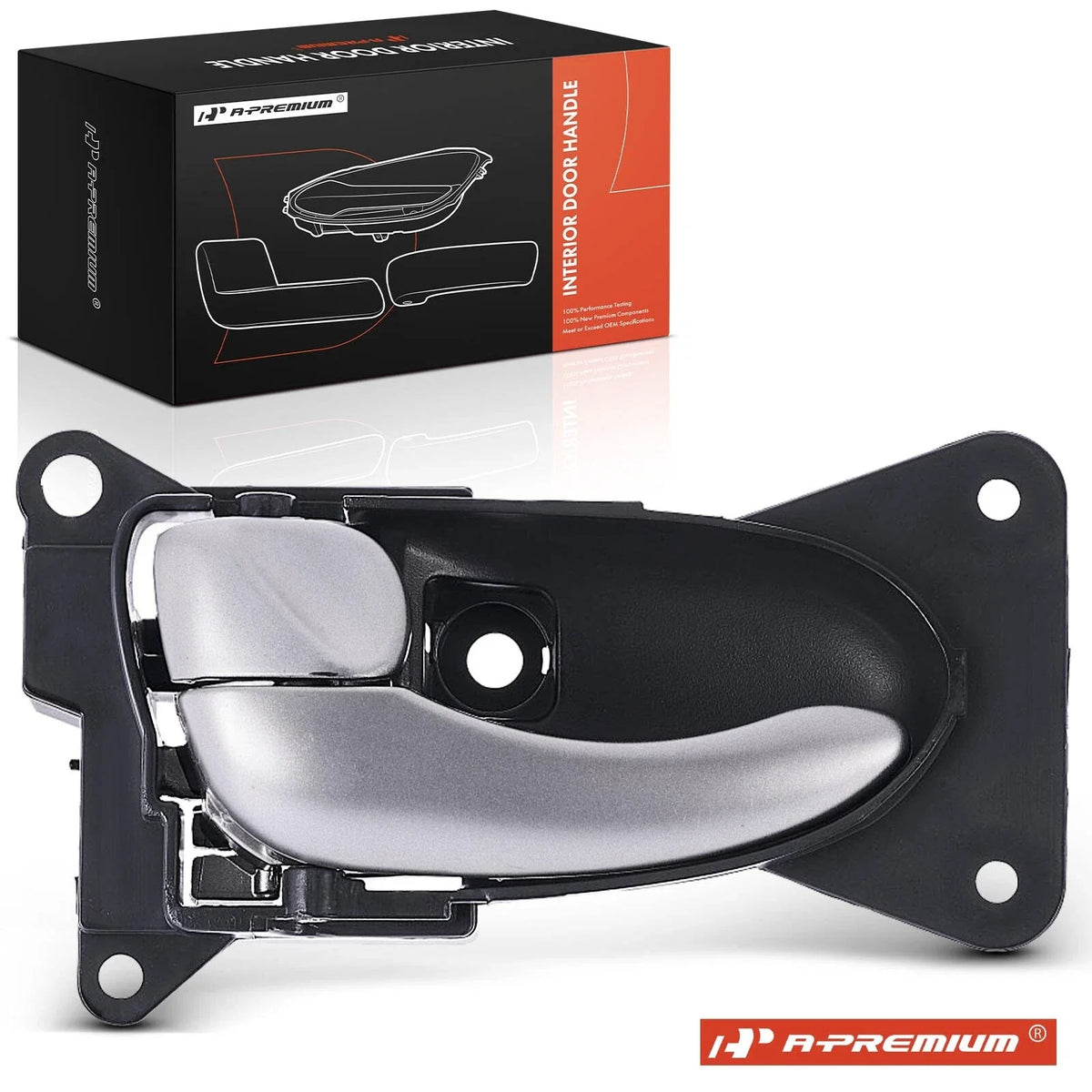 Left Interior Door Handle for Nissan Altima (2002–2005) Silver Smooth