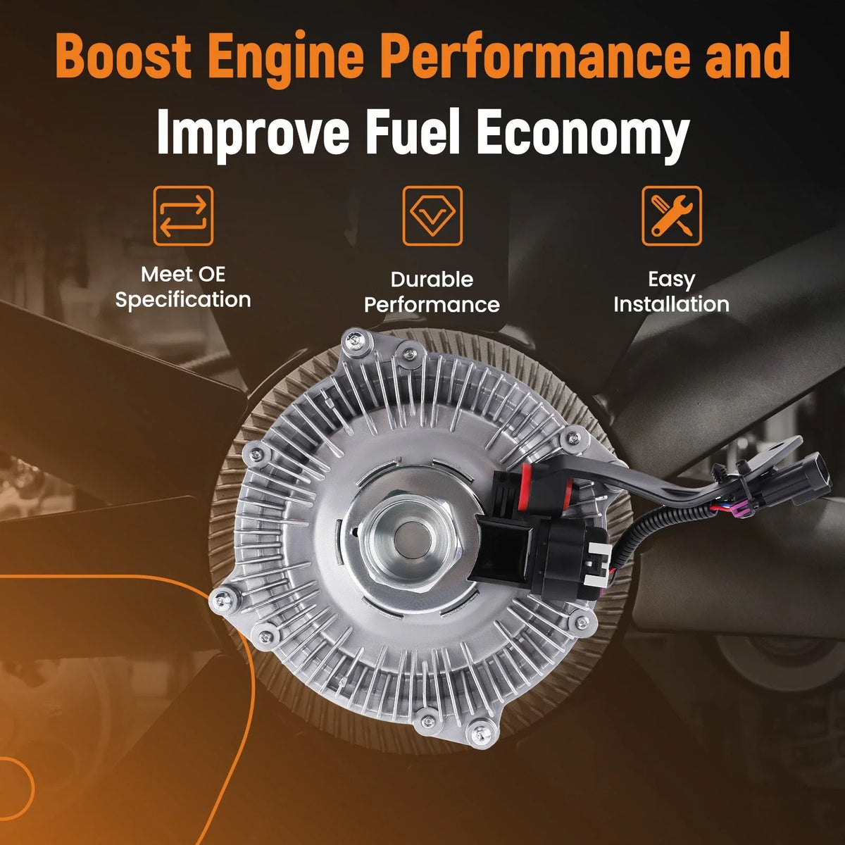 Fan Clutch for Cooling Radiator - Ram 2500 3500 4500 5500 (2013-2018)