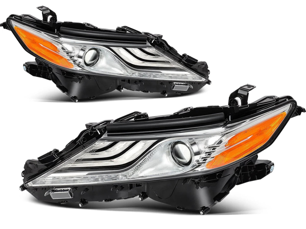 Headlight Assembly for Toyota Camry (2018–2020) Black Housing