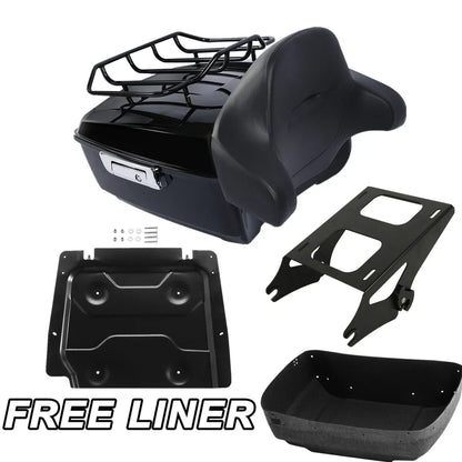 Trunk Rack Mount Plate for Backrest - Harley Touring (2014-2023)
