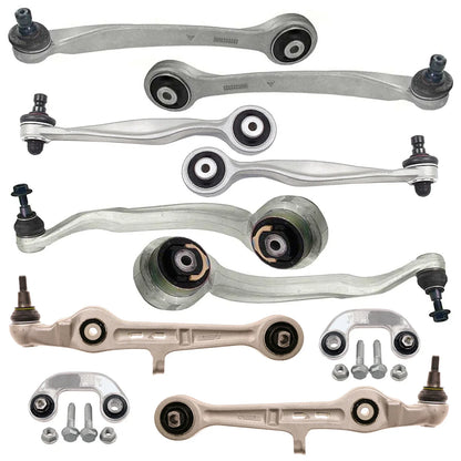 Control Arms & Sway Bar Links 10pc Kit for Audi A4 Quattro S4 (1996-2001)