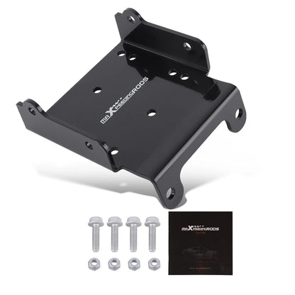 Heavy-Duty Steel ATV Winch Mount Plate for Suzuki King Quad 750 (2008–2025)