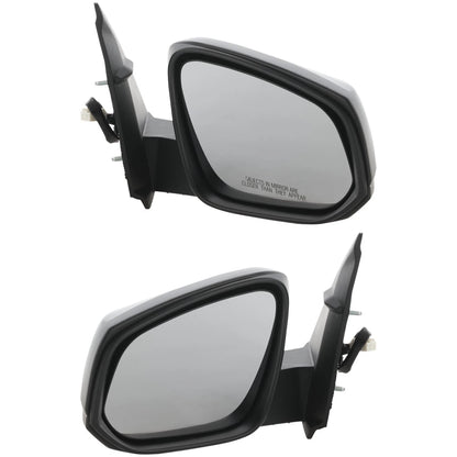 Set of 2 Heated Mirrors for Driver & Passenger Side (TO1321348, TO1320348)