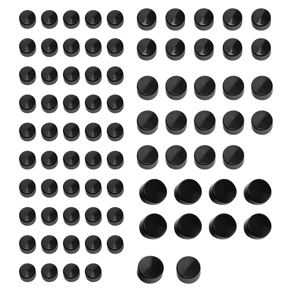 83pcs Plastic Engine Bolt Cover Caps Kit for Harley Twin Cam (2000–2017)