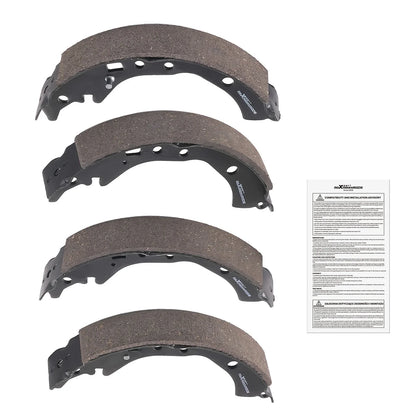 4X Rear Brake Shoe Set for Scion xD (2008-2014), iQ (2013)