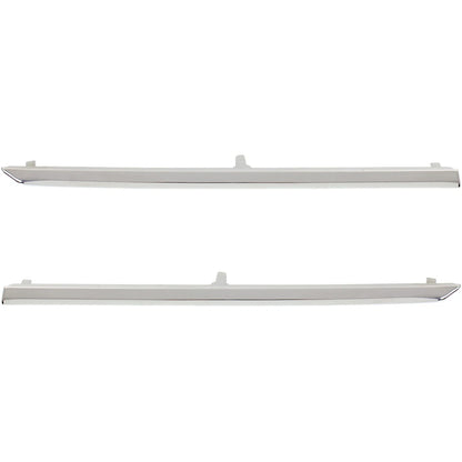 Grille Trim Set of 2 for Honda Accord (2013–2015) Left Right Center Molding