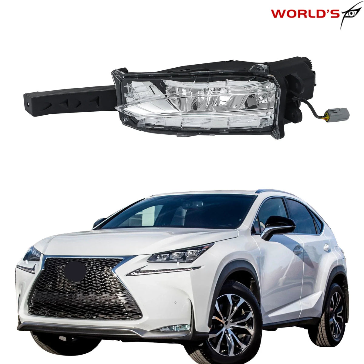 Front Bumper for Lexus NX200T (2015–2017) with LED Fog Lamp Left Side