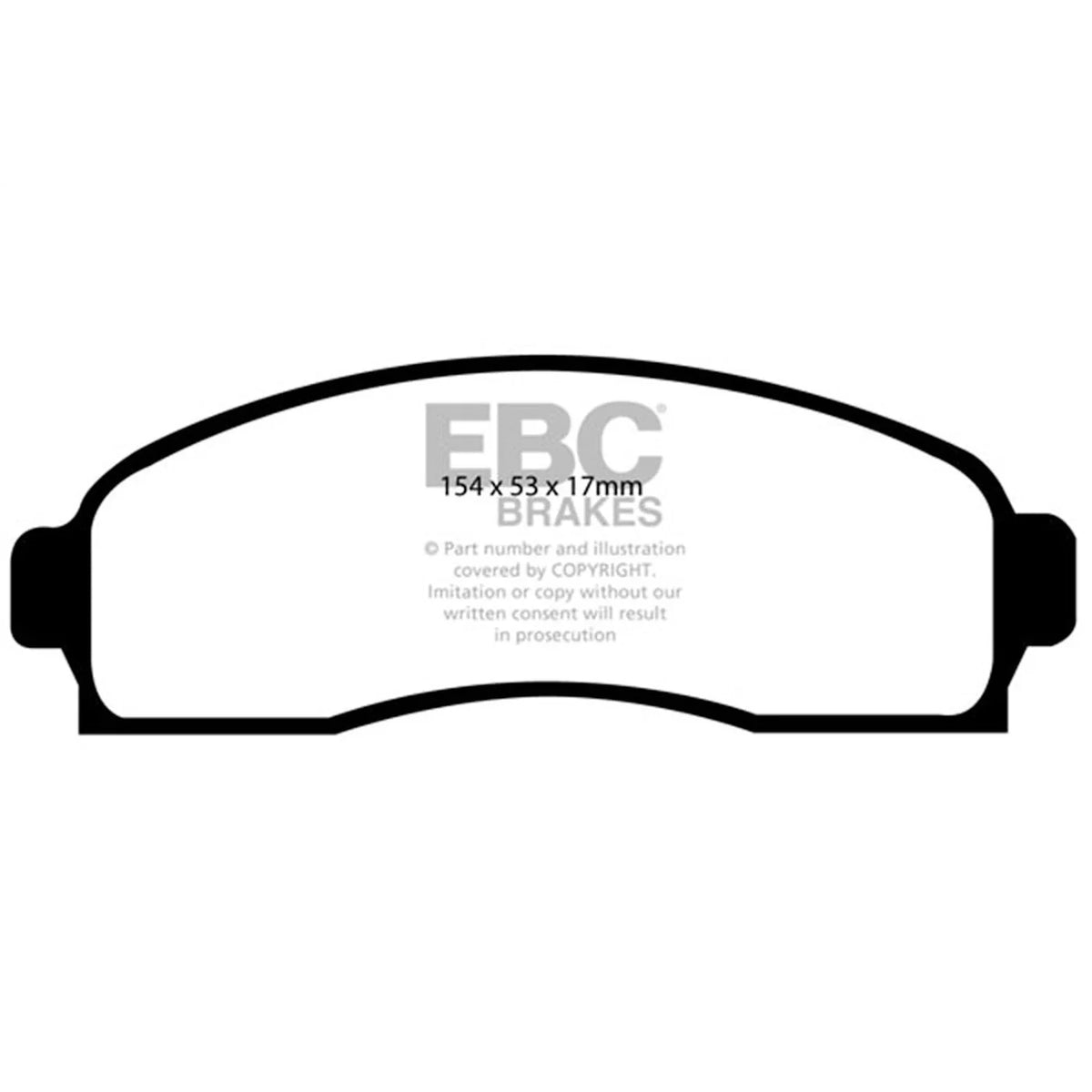 Set of 2 Brake Pads for Chevy Pickup (Explorer, Ranger)