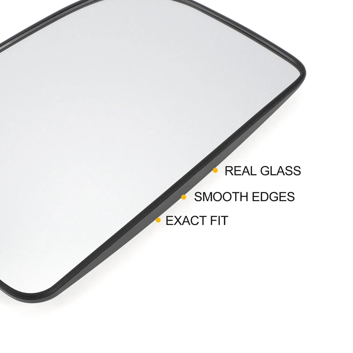 Non-Heated Left Upper Mirror Glass (White) for Mercedes Sprinter 2018-2023