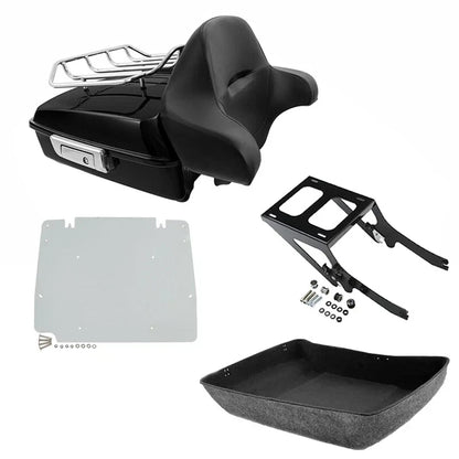 Chopped Trunk Backrest Rack Mount Plate for Harley Heritage Classic 2018-2026
