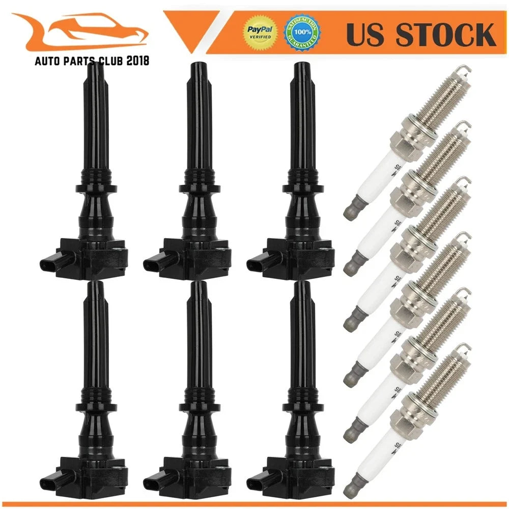 Ignition Coils and Spark Plugs for Jaguar XF XJ F-Type (2013–2020)
