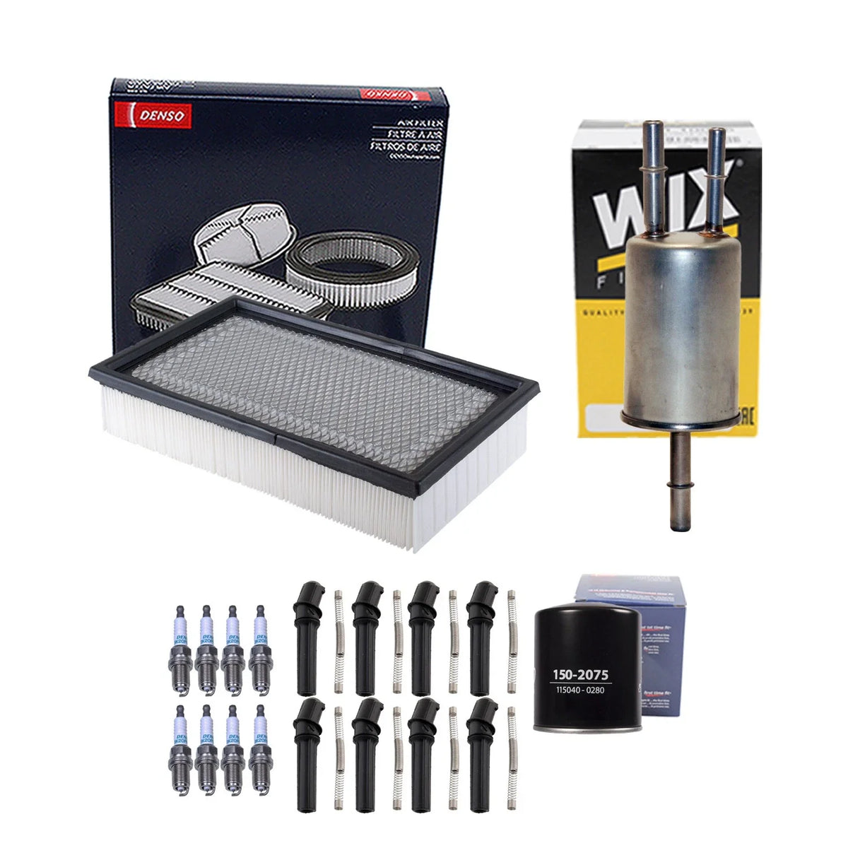 Tune Up Kit with 8 Spark Plugs & Boots for 2002 Explorer