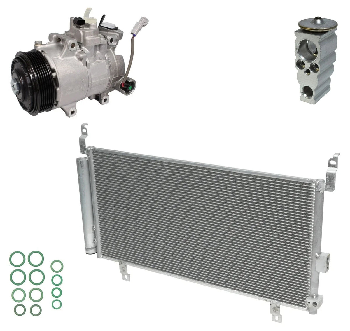 A/C Compressor Kit with Condenser for Subaru Outback 3.6L (2017–2019)