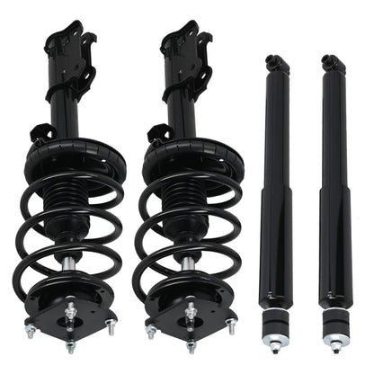 4X Struts with Coil Springs for 2011-2014 Ford Mustang RWD