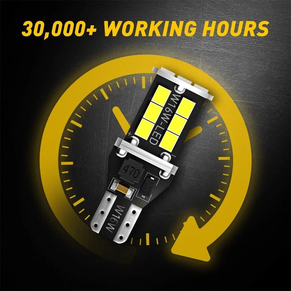 AUXITO 921 T15 LED Reverse Backup Light Bulb 2400LM 6500K for