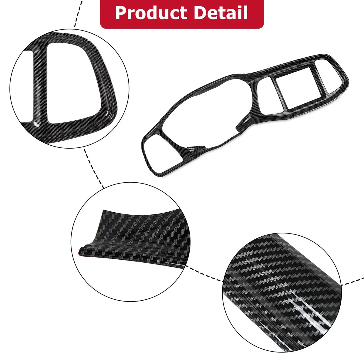 Dashboard Panel Trim Cover for Dodge Challenger (2015–2023)