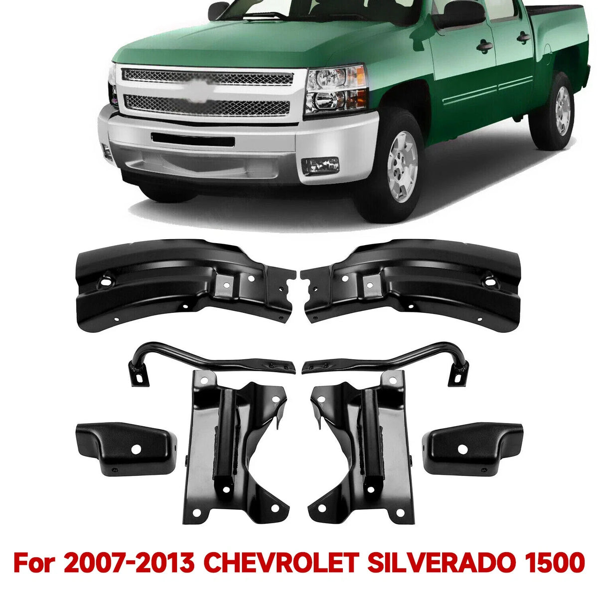 Front Bumper Support Bracket for Chevy Silverado 1500 2007-2013